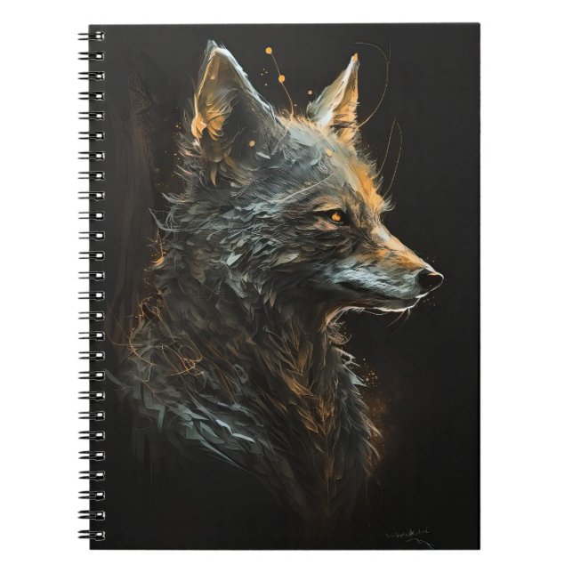 Vinyl Wrapped Flask Notebook (Front)