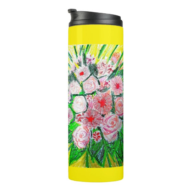 Vinyl Wrapped Flask Thermal Tumbler (Rotated Right)