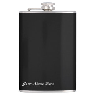 Vinyl Wrapped Your Name Here Customize Flask