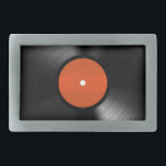 Vinyle Record Rectangular Belt Buckle<br><div class="desc">.</div>
