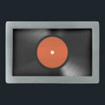 Vinyle Record Rectangular Belt Buckle<br><div class="desc">.</div>