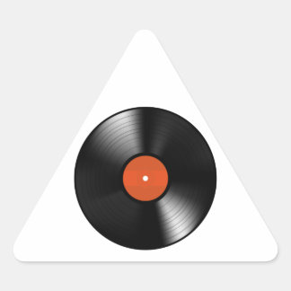 Vinyle Record Triangle Sticker