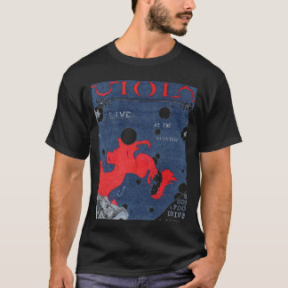 Viola at the Vineyard Poster (Black) T-Shirt