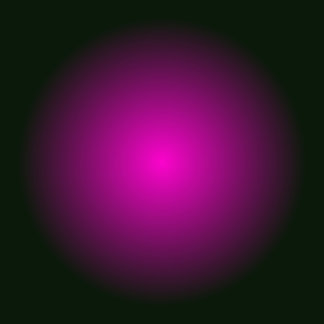 VIOLA BLACK Original Gradient Stretched Canvas RV