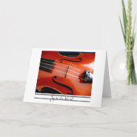 Viola Christmas Card