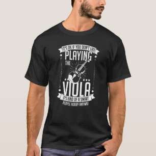 Viola Instrument Music Notes Player Lesson Beginne T-Shirt