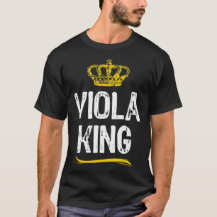Viola King Men Boys Player Cool Violist T-Shirt