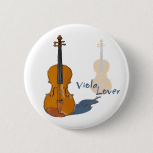 Viola Lover 2 Inch Round Button