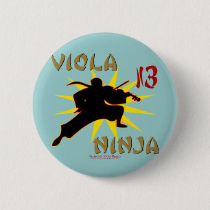 Viola Ninja 2 Inch Round Button