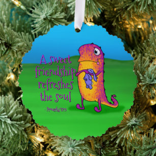 Viola, ornament card