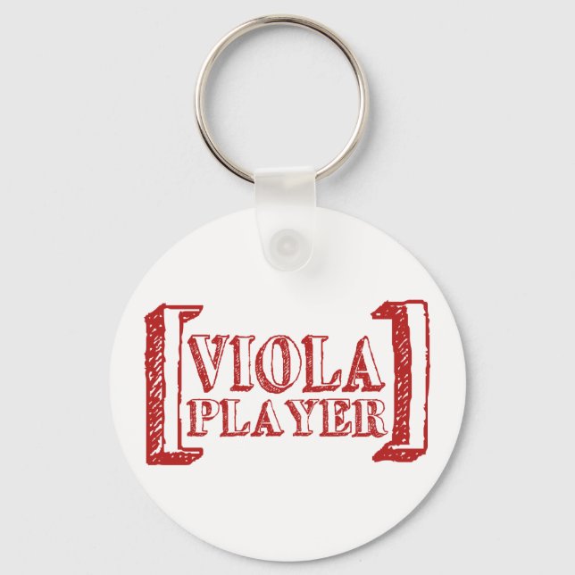Viola Player Keychain (Front)