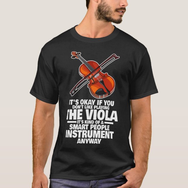 Viola Shirt Viola Player Smart (Front)