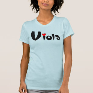 Viola Small Heart T-Shirt