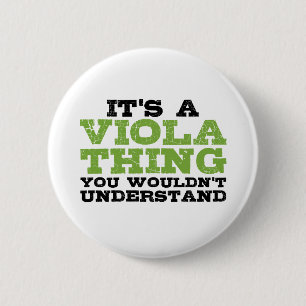 Viola Thing 2 Inch Round Button
