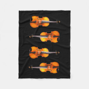 Violas Fleece Blanket