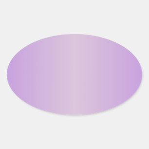 Violet 1 - Thistle and Lavender Gradient Oval Sticker