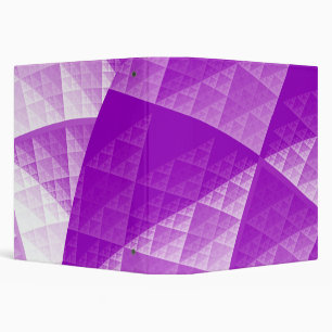 Violet abstract pattern binder