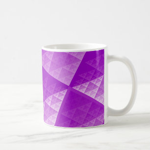 Violet abstract pattern coffee mug