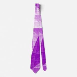 Violet abstract pattern tie