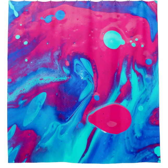 Violet and blue abstract painting (Front)