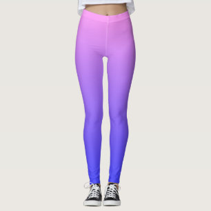 Violet and Blue Gradient Leggings
