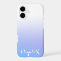 Violet and blue ombre design