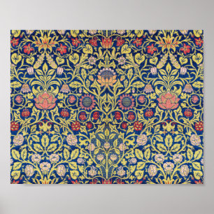 Violet and Columbine, William Morris Poster