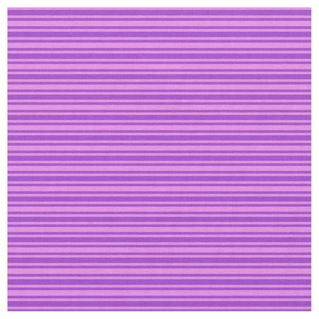 Violet and Dark Orchid Coloured Striped Pattern Fabric (Close Up)