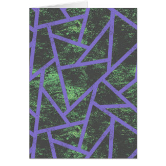 Violet and green mosaic pattern