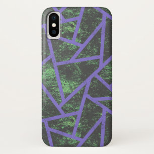 Violet and green mosaic pattern Case-Mate iPhone case