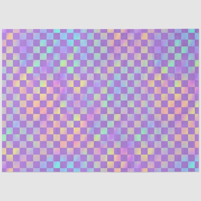 Violet and Rainbows Series Design 11 Tissue Paper (Front)