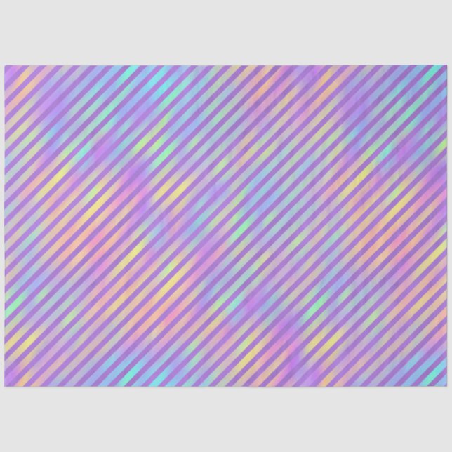 Violet and Rainbows Series Design 2 Tissue Paper (Front)