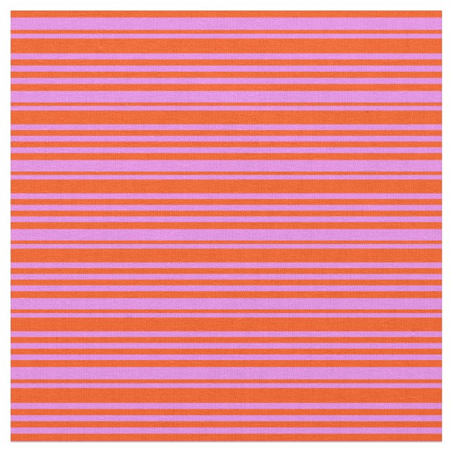Violet and Red Coloured Stripes Pattern Fabric (Close Up)