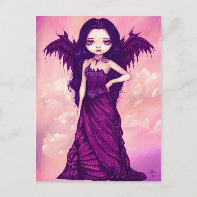 "Violet Angel" Postcard (Front)