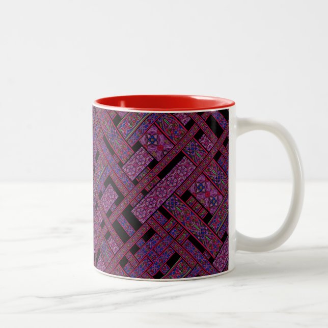 Violet Aurora en verre tendu Mug (Droit)