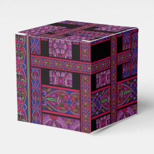 Violet Aurora Stained Glass Favour Box
