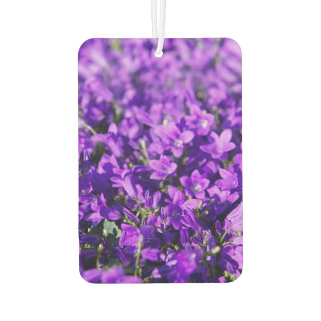 Violet bells flowers air freshener (Back)