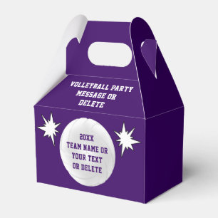 Violet, Blanc Personnalisé, Ballotins de volley-ba
