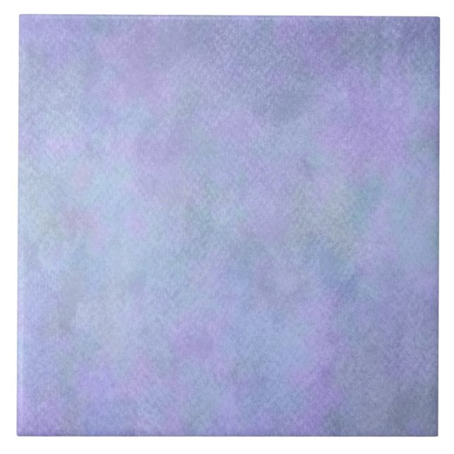 Violet Blue Watercolor Paper Background Template Tile (Front)