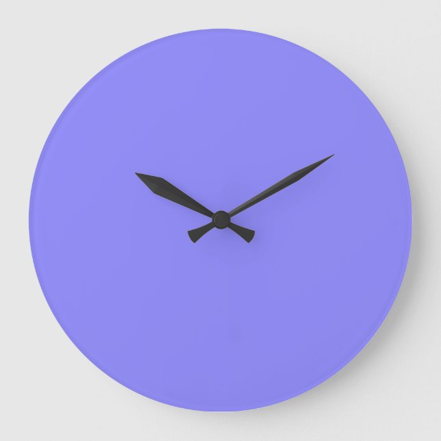 Violet Bluebell Large Clock (Front)