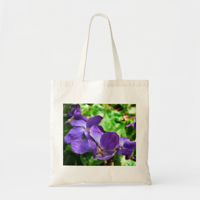 Violet Budget Tote Bag (Front)