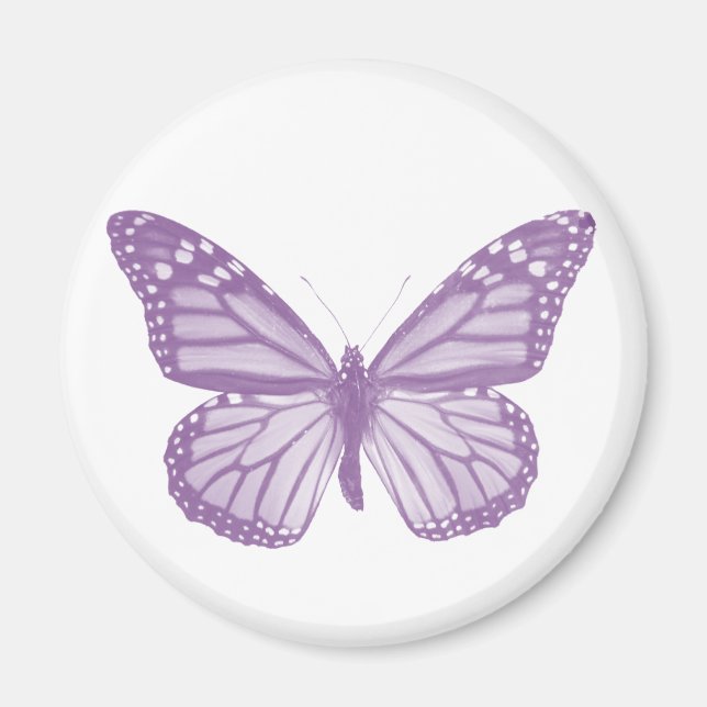 Violet Butterfly Magnet (Front)