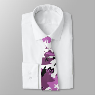 Violet Camo Tie