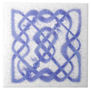 VIOLET CELTIC KNOT 6" Carreaux en céramique