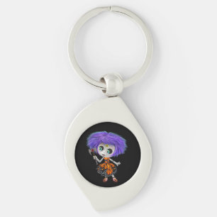 Violet Charm Keychain