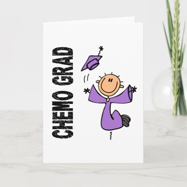 Violet CHEMO GRAD 1 (Hodgkins Lymphoma) Card (Front)
