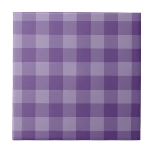 Violet chequered background tile