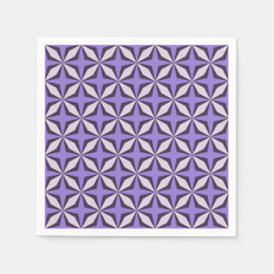 Violet Criss cross  Napkin