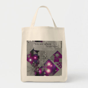 Violet Crystal Eco Art Tote Bag