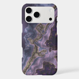 Violet Dark Purple Grey Brown Geode Marble Art